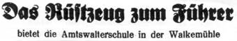 Rüstzeug zum Führer